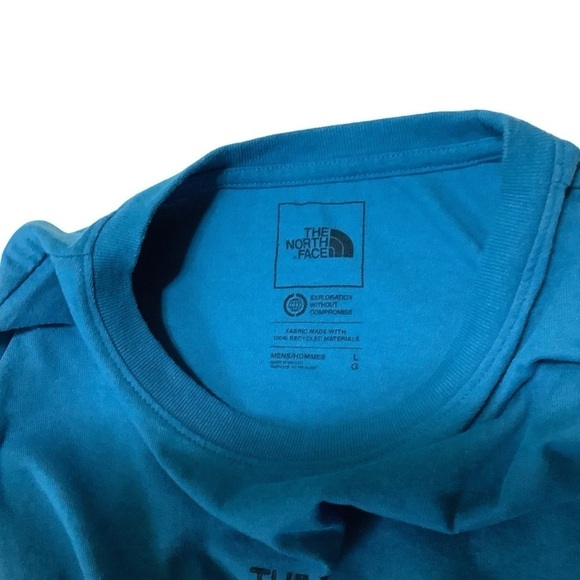 The North Face TNF Tee Sz Large Blue - Picture 3 of 6